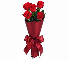 Букет 5 Красных роз Эдлесс Лав в Токарёвке