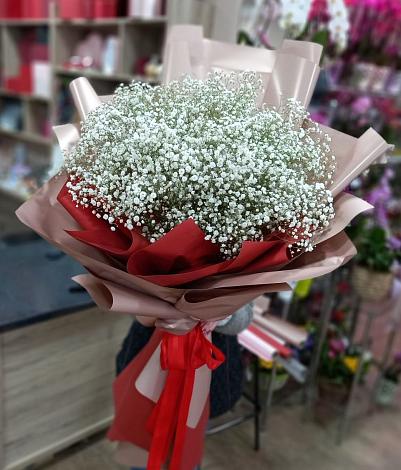 Букет цветов из: Гипсофила в Токарёвке