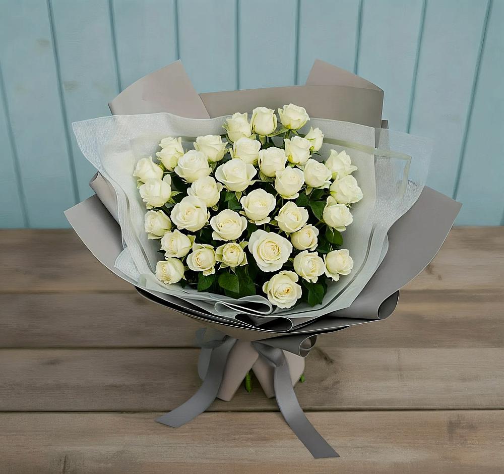 Букет Белоснежная нежность в Токарёвке