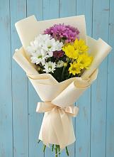 Букет цветов из:  Хризантемы #REPLACE_PRED# Токарёвке