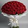 Букет 101 Красная роза Блэк Мэджик в Токарёвке