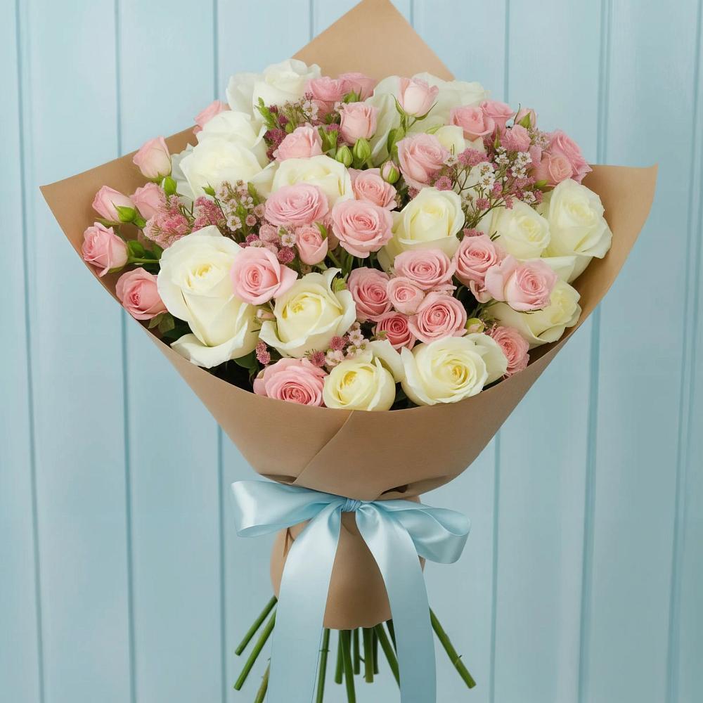 Букет цветов из: Розы в Токарёвке