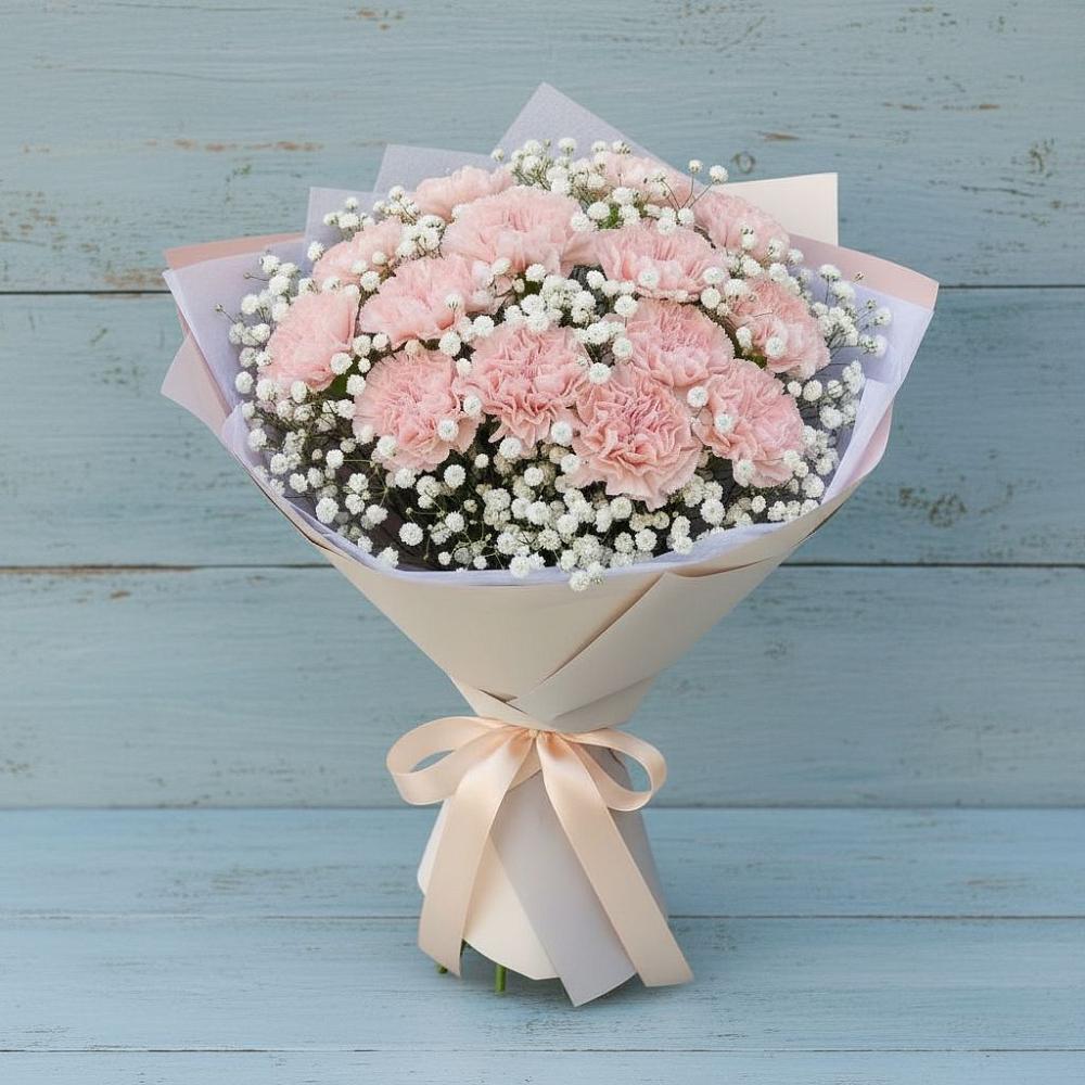 Букет цветов из: Гвоздики в Токарёвке