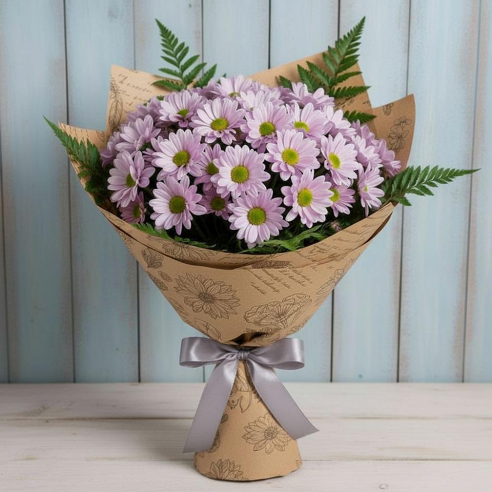 Букет цветов из: Хризантемы в Токарёвке