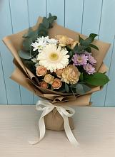 Букет цветов из:  Герберы и Хризантемы в Токарёвке
