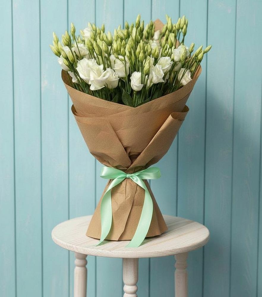 Букет цветов из: Лизиантусы в Токарёвке