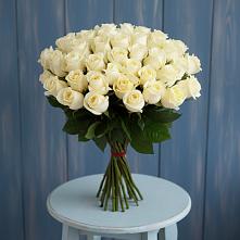 Букет 51 Белая роза Эдлесс Лав #REPLACE_PRED# Токарёвке