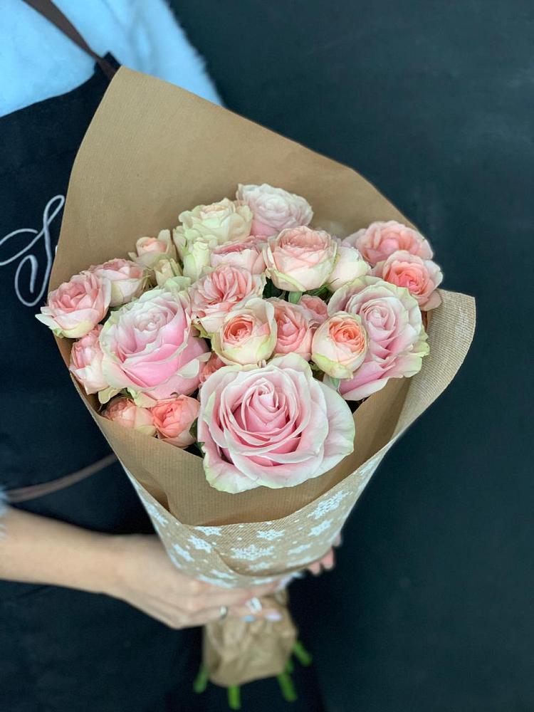 Букет цветов из: Хризантемы и Розы в Токарёвке