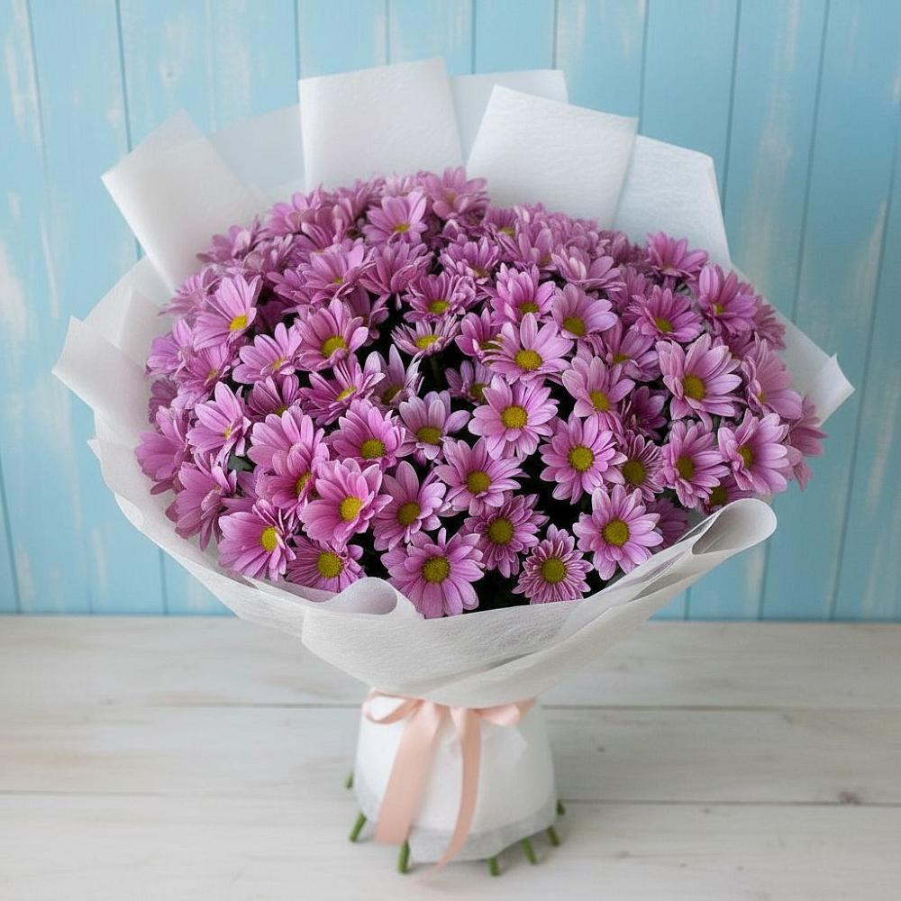 Букет цветов из: Хризантемы в Токарёвке