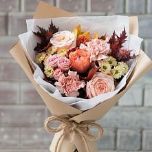 Букет цветов из:  Гвоздики, Хризантемы и Розы в Токарёвке