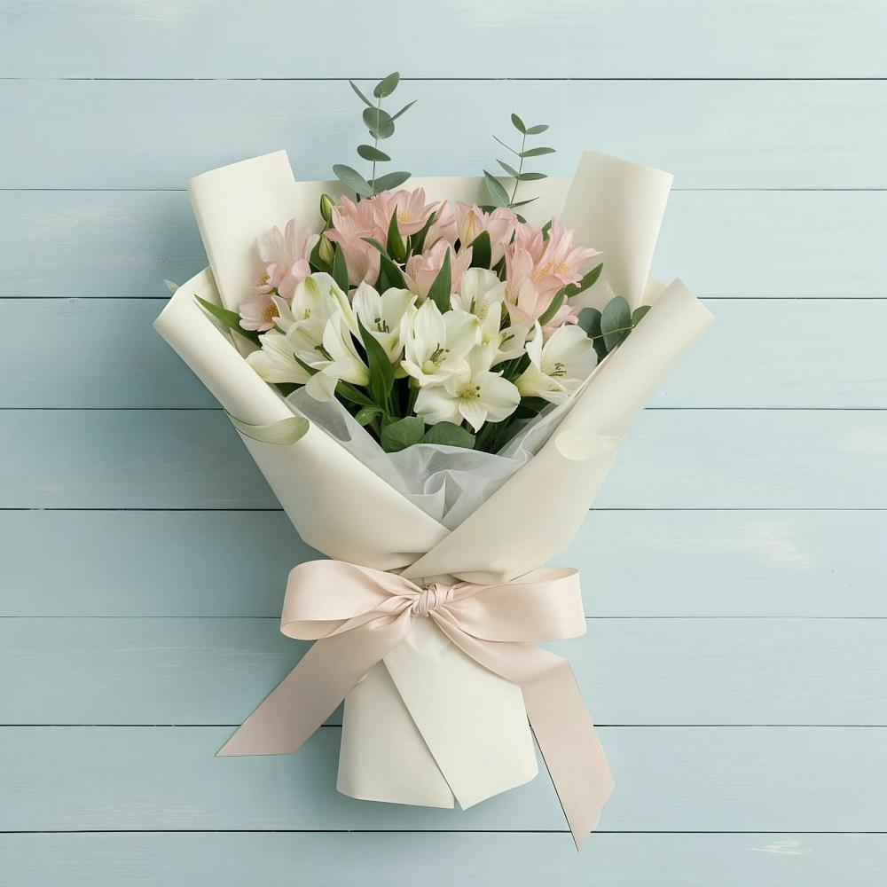 Букет цветов из: Альстромерии в Токарёвке