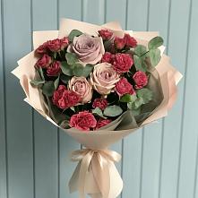 Букет цветов из:  Гвоздики и Розы в Токарёвке